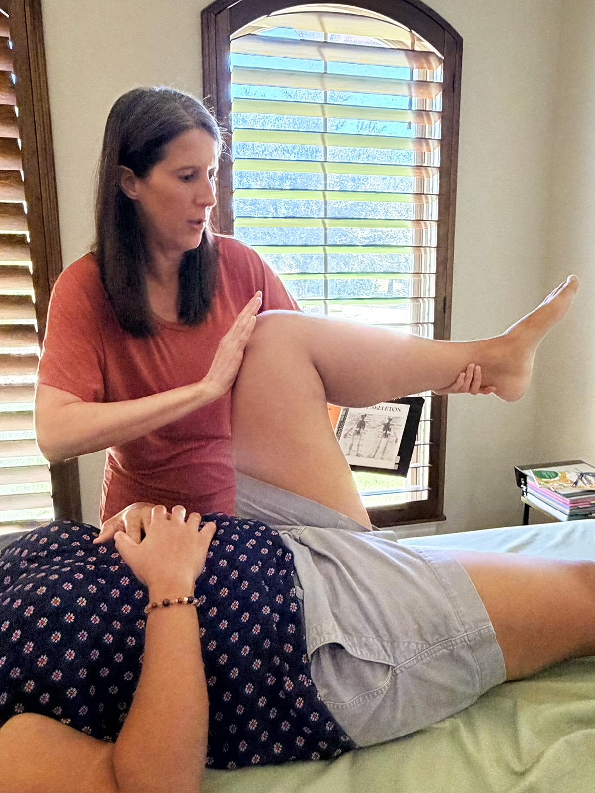 Muscle ReActivation testing with a client.
